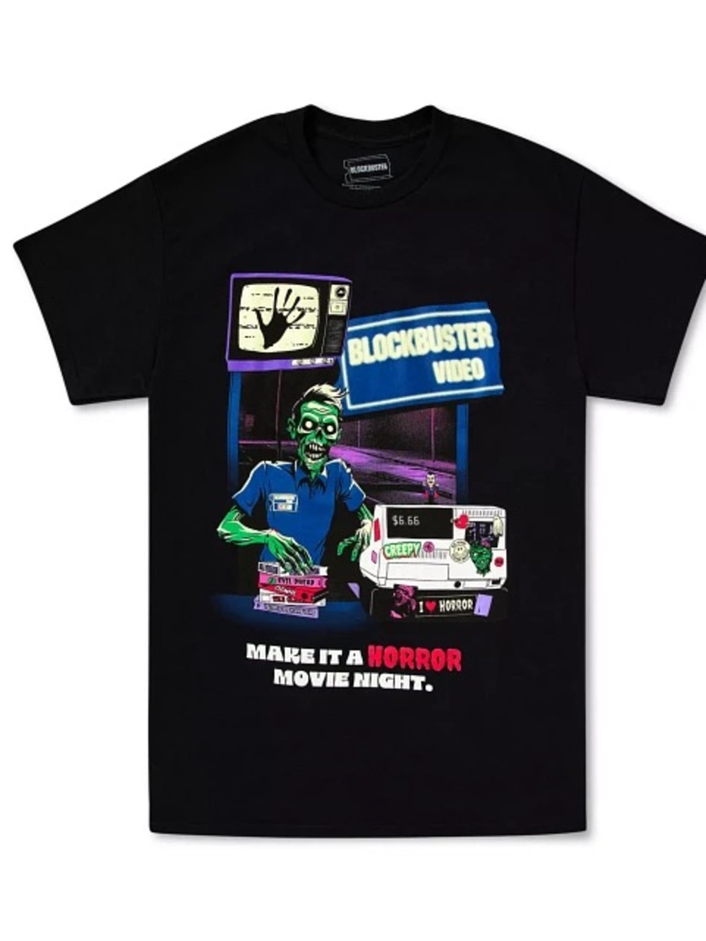 Blockbuster Video Zombie graphic tee- Adult size XL